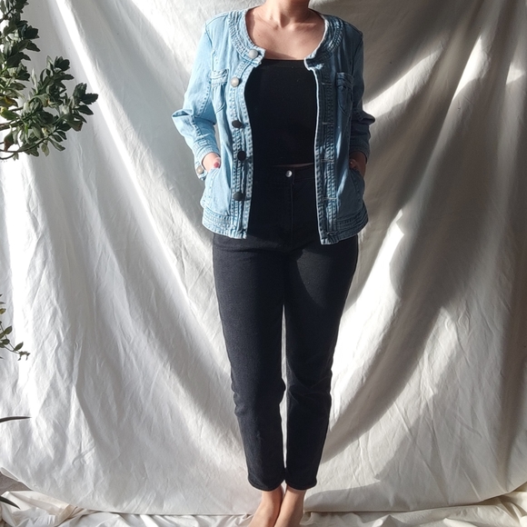 Light Wash Denim Jacket - Picture 1 of 4